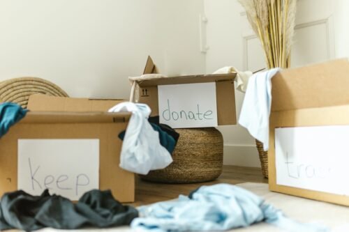 organizing clothes